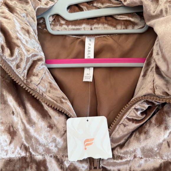 Fabletics Velvet Blush Puffer Jacket - Picture 5 of 5
